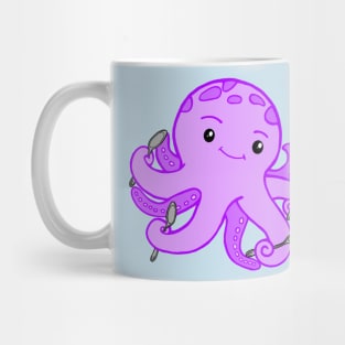 Spoonie Octopus (Purple) Mug